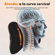 Carsun 骨形汽车颈枕，记忆棉汽车头枕，符合人体工程学的汽车座椅颈部支撑垫，通用型汽车内饰配件，适用于驾驶、旅行、缓解疼痛，适用于所有车型的舒适汽车头枕 - 記憶海綿-頸枕 - 查看 2