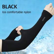 3 Pairs UV Protection Arm Sleeves, UPF 50+, Sports Compression Cooling, Unisex, Basketball Arm Sleeves, School Halloween Accessory, Winter Gloves - A - View 15