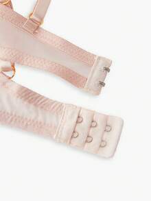 Bisouelle 3pcs/Set Women Solid Color Satin Bow Underwire Bra Comfortable Lingerie - Multicolor - View 6