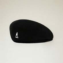 Kangol Kangaroo Pure Wool Beret  Brand Baseball Cap Wool Hat Z1FL - Red Wool With Steel Stamp - View 1