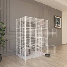 DIY Iron Wire Mesh Panels, Customizable Pet Fence, Hamster Cage, Rabbit Cage Accessories - Multicolor - View 3