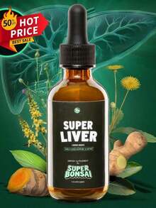 SuperBonsai Super Liver -Natural Ingredientswith Milk Thistle And Dandelion Root - Daily LiverSupport And Detox -GMO Free, Gluten Free, Vegan - 1 chai - Xem 5