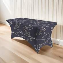 Ga trải giường massage spa 6FT co giãn, ga trải giường nối mi, ga trải giường salon làm đẹp với họa tiết lá cọ nhiệt đới, họa tiết bướm thanh lịch, họa tiết cành cây tối giản, chống nhăn, chất liệu mềm mại cho spa và massage. - Nhiều màu - Xem 8