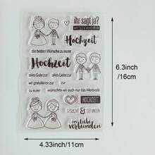 Handmade DIY Photo Album & Card Decorative Transparent Rubber Stamps, Transparent Stamps With Inspirational Quotes - Seal - View 22