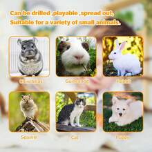48-Inch Bunny Tunnel Bed, 2-In-1 Large Adult Pet Hideout, Extra Long Collapsible Play Tube, Removable Washable Mat, Grid Pattern, Space-Saving Pop-Up, Indoor Rabbits, Cats, Guinea Pigs, Ferrets, Interactive Boredom Breaker, Activity Center, Gift - 黃色 - 查看 9