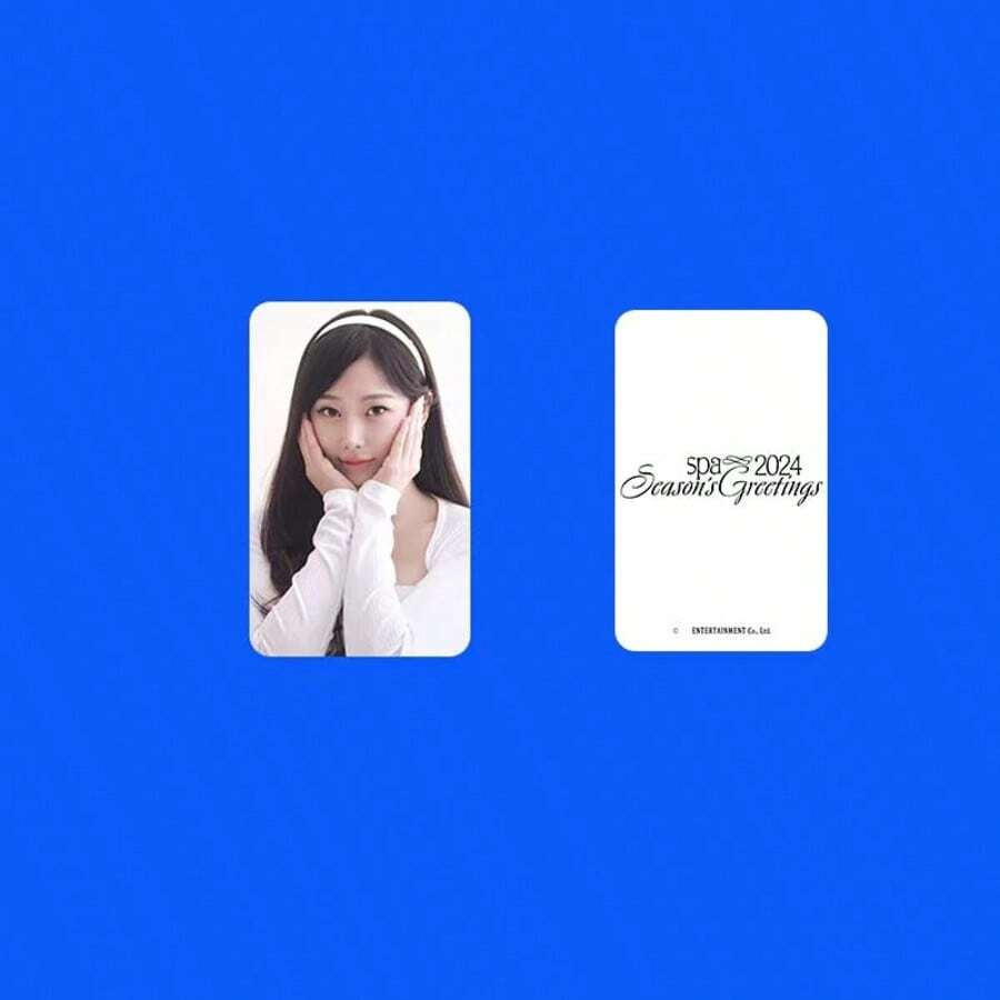 1pc Aespa Desk Calendar, Seasons Greetings Card, WINTER Liq Jimin, NINGNING - Multicolor - View 1