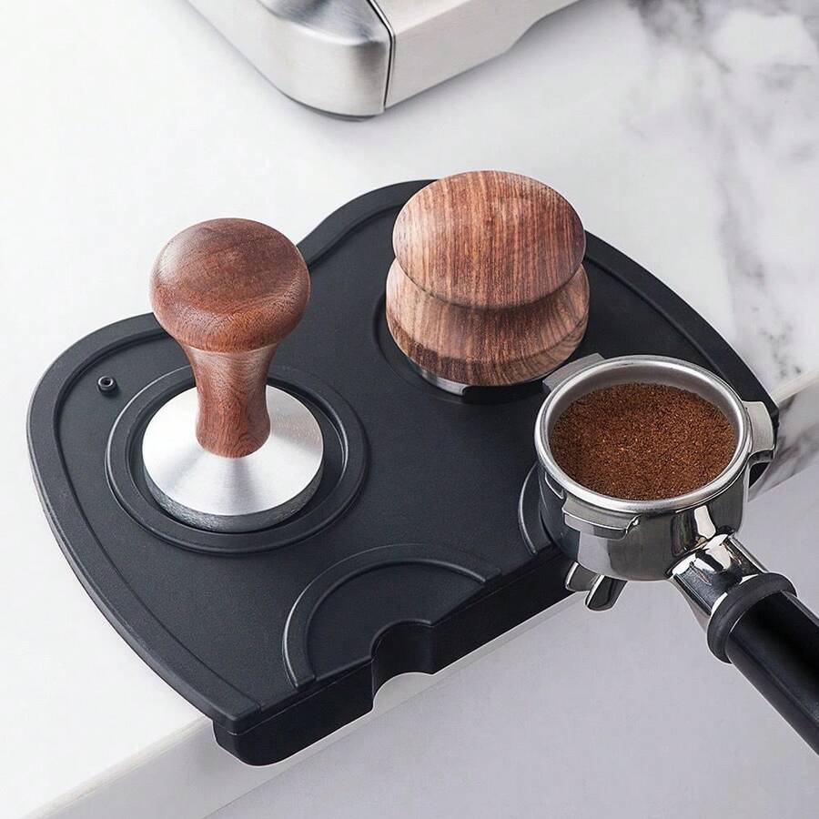 1 tấm lót nén cà phê espresso chống trượt kiểu Ý - Tấm lót nén cà phê espresso bằng silicon có bảo vệ cạnh, phụ kiện barista cao cấp màu đen, chống trượt và chống thấm nước, thích hợp cho nhà bếp gia đình và nhà hàng, quán cà phê, dụng cụ pha chế cà phê tại nhà, phụ kiện nhà bếp, có nhiều kích cỡ, quà tặng tân gia, Ngày của Mẹ, Ngày Nhà giáo, đám cưới, tiệc tùng. - Nhiều màu - Xem 1
