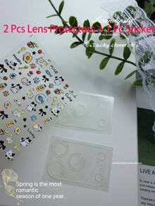 卡通动物手机镜头保护膜 - 彩色 - 查看 5