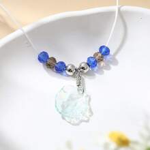 Dây chuyền vỏ sò xanh kiểu Qi Yu, vòng cổ choker lấy cảm hứng từ anime, phụ kiện đeo cổ thời trang. - Nhiều màu - Xem 5