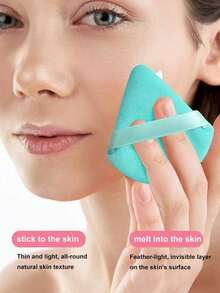 Makeup Tool Set That Includes: 10 Makeup Sponges For Liquid Makeup + 10 Mini Makeup Sponges For Liquid Makeup + 10 Triangular Puffs For Loose Powder And Makeup Setting + 10 Air Cushion Powder Puffs For Facial Makeup + 10 Mini Air Cushion Powder Puffs For Facial Concealer Makeup. Available In 5/10/20/30/40/50/60/80/100 Pieces - 學員藍 - 查看 5