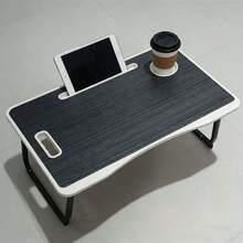 1 pieza Escritorio plegable para laptop, adecuado para dormitorio, dormitorio universitario, oficina en casa, escritura, estudio - Multicolor - Ver 3
