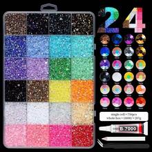 1 Box 3mm Colorful Resin Flat Bottom Rhinestones, DIY Crafts, Crystal Tweezers Pen For Nail Art, Jewelry Making, Phone Case Decoration - 3-mm - View 13