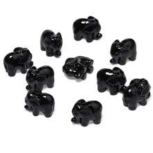 10 hạt vỏ sò hình voi dễ thương, kích thước 11x14mm, nhiều màu sắc, thích hợp để làm vòng tay, dây chuyền thủ công, trang sức, hạt đệm, phụ kiện hạt rời. - Nhiều màu - Xem 13