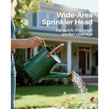 Bamworld Watering Can Metal Water Can for Home Plants Deep Green - Verde Oscuro - Ver 7