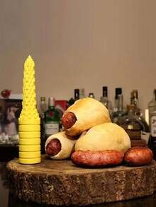 Reusable Hot Dog Bread Hole Punch, New Kitchen Tool, Creative Bread Drilling Device, Hot Dog Drill, Leak-Proof Hot Dog Burger Tool, Suitable For Bread, Hot Dogs, Easy-To-Use Kitchen Gadget - Multicolor - View 6