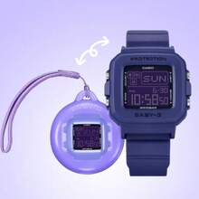 Casio 卡西欧 Baby-G BGD-10K-2PRR Y2K 紫色电子表 100米防水防震女士手表 - 均碼 - 查看 4