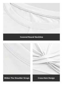 CAMEL CROWN Women's Outdoor Sports T-Shirt, Quick-Dry Breathable Running & Fitness Wear - Endless White - View 9