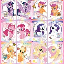 Hasbro 我的小马宝莉卡片收藏 - 闪亮月亮系列全盒装，第五波，官方授权收藏品，友谊就是魔法系列，是女孩生日派对和聚会的理想之选 - 彩色 - 查看 5