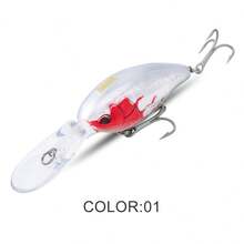 KINGDOM 1PC Kingpro OC-62 Big Crankbait Artificial Hard Baits 62mm 21.8g ABS Material Freshwater Sinking Saltwater Floating Minnow Bait For Sea Fishing Lures Trolling Retrieving Suitable For All Sea Areas - Multicolor - View 13