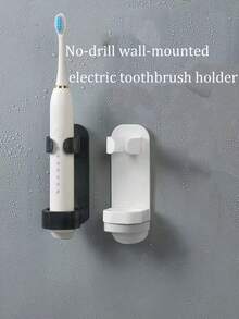 1 Giá đỡ bàn chải đánh răng điện hình xoắn ốc, giá đỡ bàn chải đánh răng điện treo tường chống trượt có thể điều chỉnh, tiện lợi và dễ sử dụng. - trắng - Xem 5