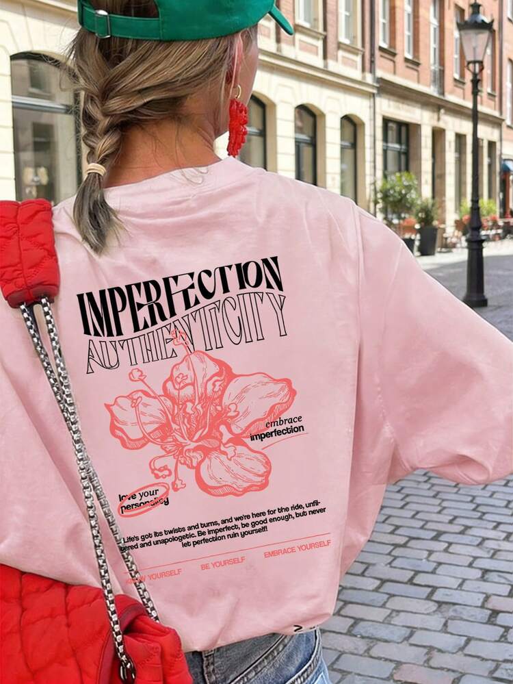 Women T-Shirts - 粉色 - 查看 5