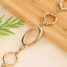 波西米亚风金属腰链，时尚优雅，百搭连衣裙和衬衫，独特的O型环设计，经久耐用，不易褪色。 - 多色 - 查看 5