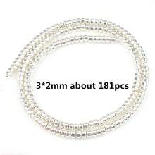 3x2mm Natural Stone Colorful Hematite Rose Golden Stone Beads For Jewelry Making Bracelet DIY Accessories - Round Gasket - View 11
