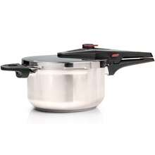 Stainless Steel Pressure Cooker – Large Induction Hob Compatible Cooker With Dual Handles For Fast Cooking At Home Or In Catering Kitchens - View 3