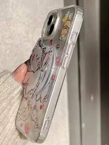 1个可爱磁吸猫咪手机支架，ins风女士滑动手机支架，适用于Magsafe手机壳 - 彩色 - 查看 3