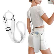 Dây đeo vai có thể điều chỉnh, phù hợp với bình nước 30oz, 40oz, 24oz và 32oz. - Ba lỗ + dây thừng dài 130cm - Xem 9