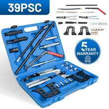 39PCS High-Strength Steel Valve Spring Compressor Kit, Cylinder Head Repair Tool Set With Damage-Free Seal Pliers & Adjustable Lever System, Professional Engine Repair Tools For Workshop & On-Site Use - B - View 1
