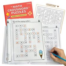 Lachilly Math Puzzle Workbook, Practice Addition And Subtraction, Suitable For Smart Kids, Teens And Children, Math Games, Kids Thinking Training Book, Kindergarten & Elementary School Supplies - Multicolor - View 3