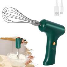 1 Stück tragbarer, handgehaltener Milchaufschäumer, Küchengerät Handgerät zum Aufschäumen von Kaffee und Milch, USB aufladbar mit 3 einstellbaren Geschwindigkeiten, geeignet für Matcha, Cappuccino, Ei usw. Getränkemischung, praktisches Geschenkset für Frauen, Kaffeeliebhaber und Gastgeber, modernes Küchengerät - Verschiedenfarbig - Übersicht 4