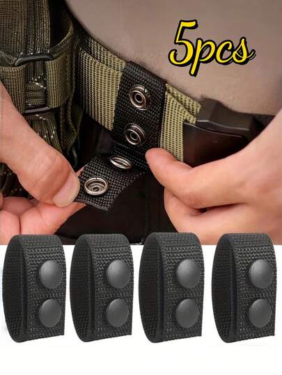 5个/2个/1个男士皮带扣，户外爱好者战术皮带扣，装备扣，适用于钓鱼、攀岩、运动、户外骑行装备，男士礼物，节日礼物，父亲节礼物