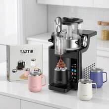 2-In-1 Slushie Machine & 4pcs Stainless Steel Mug Set, Portable Frozen Drink Maker For Home Party, Insulated Coffee Mugs,Smart Frozen Drink Maker With 17oz Stainless Steel Mug Set, Perfect Summer Home Cafe Gadget, Easy Clean & Rapid Cooling - 查看 2
