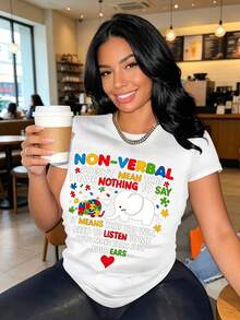 Women T-Shirts - White - View 2