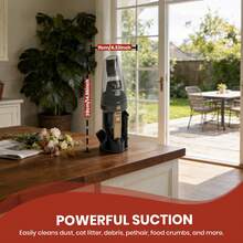 SUPERLEX 2000mAh Portable Handheld Vacuum Cleaner, Strong Suction USB Rechargeable Mini Vacuum Cleaner With Multiple Accessories, Suitable For Car, Home, Office And Crevices - Grey - View 6