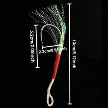 10pcs/15pcs/20pcs Boxed Combo Set Shiny Steel Plate Hooks With Barbs Lure Hooks Boat Fishing Hooks Saltwater Fishing Hooks Fishing Tackle Accessories - Multicolor - View 7