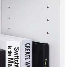 Furinno Jaya Simple Home 3-Shelf Bookcase White - Blanco - Ver 6