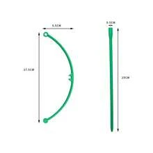 1pc Plant Support Trellis For Climbing Plants, Green Metal Garden Trellis, Plant Stake For Indoor/Outdoor Potted Plants, Rose Vine Climbing Holder, Flower Support Rack - A - View 10