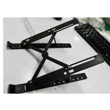 Adjustable Laptop Stand | Foldable, Portable, Sturdy ABS + Metal Support | 7-Level Height Adjustment | Excellent Heat Dissipation Design | Essential For Office, Home And Travel | Ergonomic Laptop Accessory | Fashionable And Practical Laptop Stand - View 10