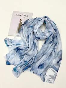 1 chiếc khăn choàng nhuộm tie-dye nhẹ, kiểu dáng thường ngày, độc đáo, thích hợp chụp ảnh kỷ niệm, đi nghỉ mát, cosplay, du lịch biển, phong cách kỳ lạ, quà tặng, phù hợp cho mùa thu/đông. - màu xanh lá - Xem 6