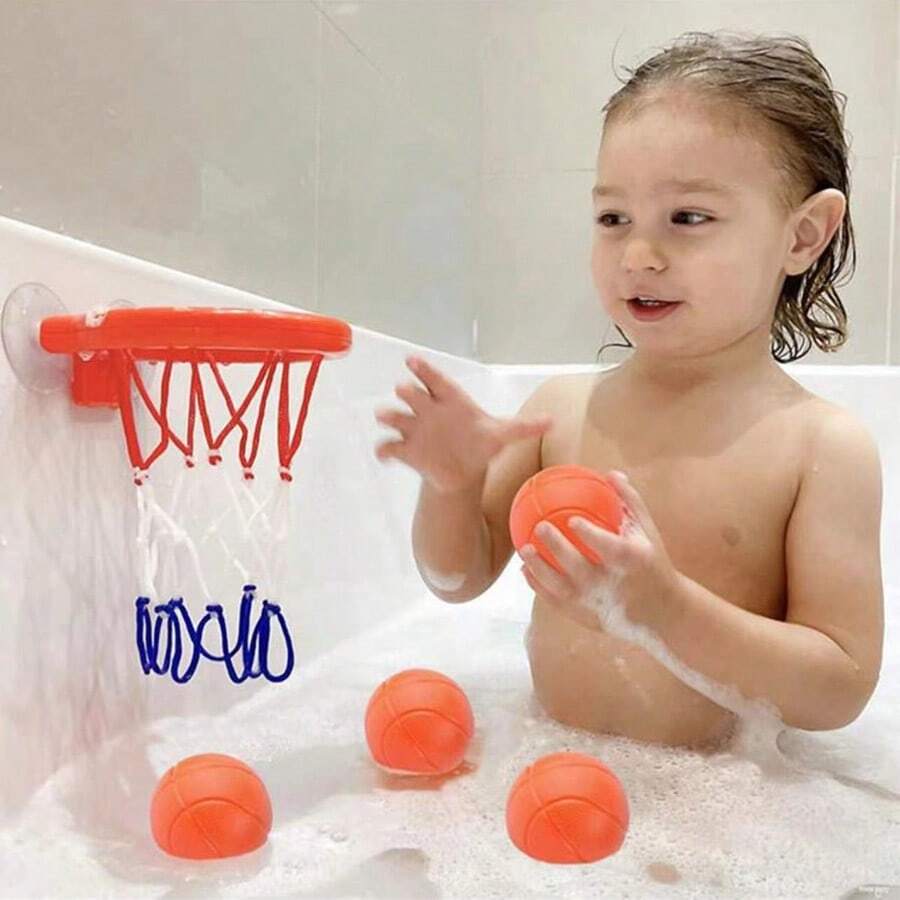 Kids Bath Party Basketball Toy Game, A Cute And Fun Interactive Game, An Ideal Gift For Children - Multicolor - View 1