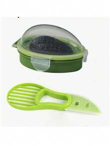 2/1 Pc Transparent Avocado Storage Kit - Hermetic Leak-Proof Container With Lid, Easy-To-Use Avocado Slicer Tool, Fruit Preservation Box, Sturdy Design For Outdoor Activities, Camping, Home & Travel Use - Multicolor - View 13