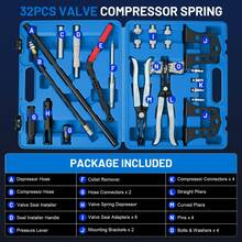 39PCS High-Strength Steel Valve Spring Compressor Kit, Cylinder Head Repair Tool Set With Damage-Free Seal Pliers & Adjustable Lever System, Professional Engine Repair Tools For Workshop & On-Site Use - B - View 4