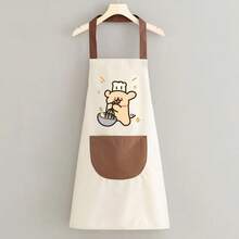 Applicable To Kitchens, This Cute Cartoon-Themed Apron Is Perfect For Home Use. It Features A Waterproof And Oil-Resistant Design, And Can Be Customized With A Logo. - Multicolor - View 2