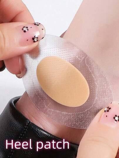 50/30/10pcs Clear Thin Invisible Shoe Friction Pads, Anti-Chafing For High Heels