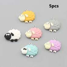 Assortment Of 5/10/20 Resin Animal Pendants In Various Colors, Perfect For DIY Jewelry Projects Such As Necklaces, Earrings, And Bag Charms. Makes An Ideal Small Gift For Family And Friends (Colors Are Random). - Multicolor - View 7