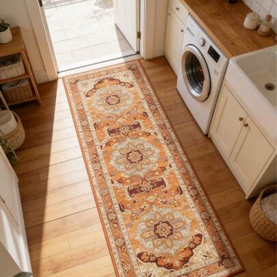 White Classic Style Area Rug, High-End Elegant Design, Decorative Carpet, Bedroom Decor, Small Rug, Carpet, Home Decor, Living Room Rug, Small Living Room Rug, Bedroom Rug, Living Room Home Decor, Outdoor Rug, Washable Rug