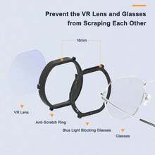 For VR2 Anti-Scratch Lenses PS VR2 Eye Lens Protection Eye Dust Protection Cover Anti-Blue Light Filter Accessory - View 4